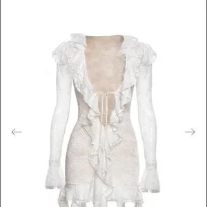 raga malak | Dresses | Raga Malak Haifa Dress Lace White